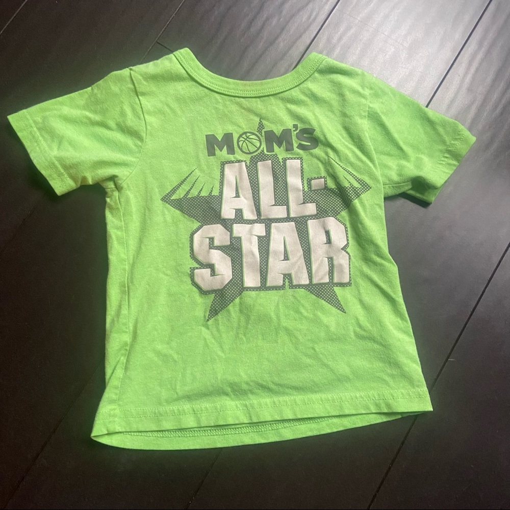 Free w/$15 purchase The Children’s place mom’s all star green t-shirt size 2T